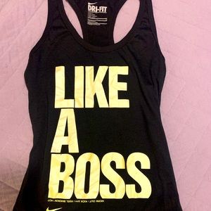 Nike workout Tank Black